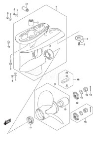 DF 50A drawing Gear Case