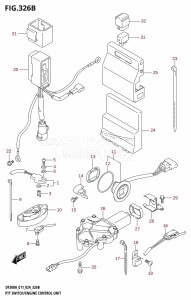 DF250ATSS From 25001N-440001 (E03)  2024 drawing PTT SWITCH /​ ENGINE CONTROL UNIT (DF300A)