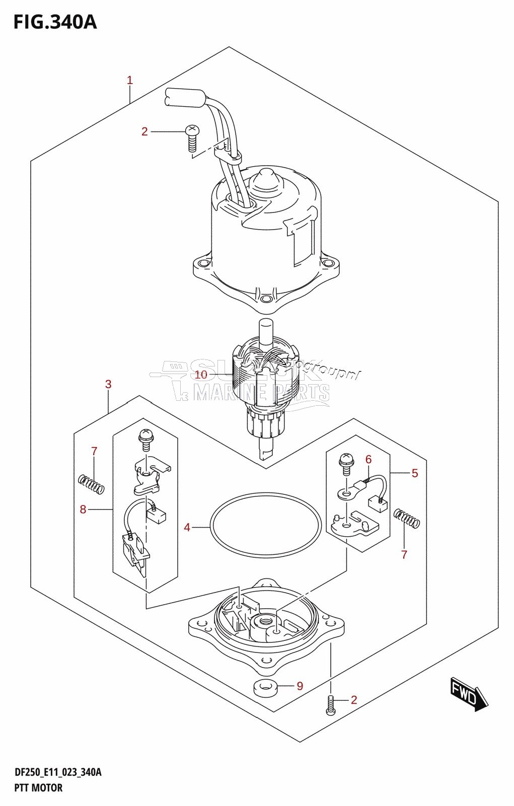 PTT MOTOR (L-TRANSOM)