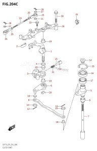 DF175Z From 17502Z-410001 (E01 E40)  2014 drawing CLUTCH SHAFT (DF150TG:E01)