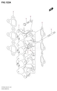 DF250 From 25005F-340001 (E40)  2023 drawing INTAKE MANIFOLD