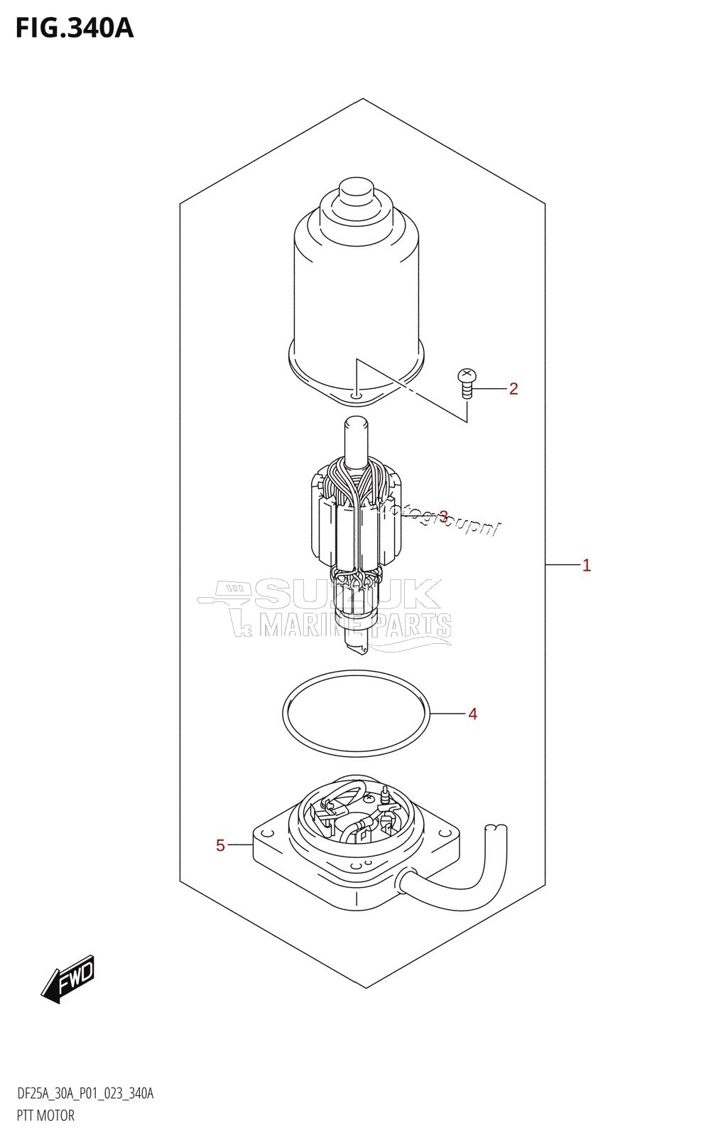 PTT MOTOR (DF25AT,DF25ATH,DF30AT,DF30ATH)