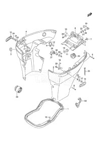 Outboard DF 115A drawing Side Cover