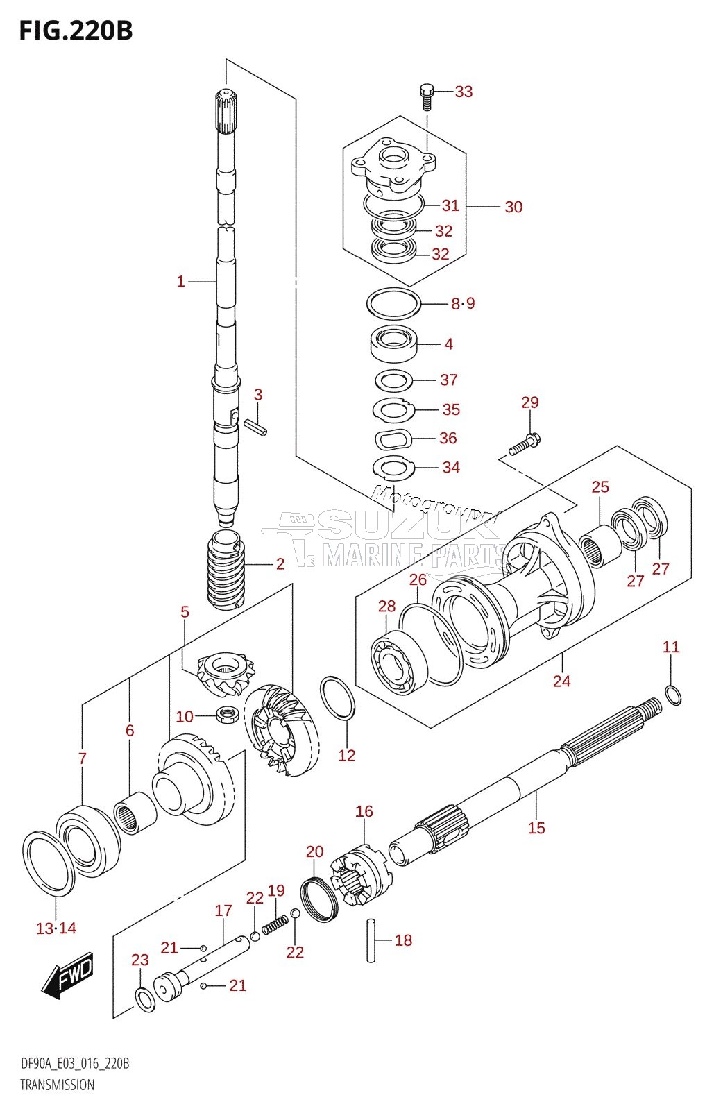 TRANSMISSION (DF80A:E03)