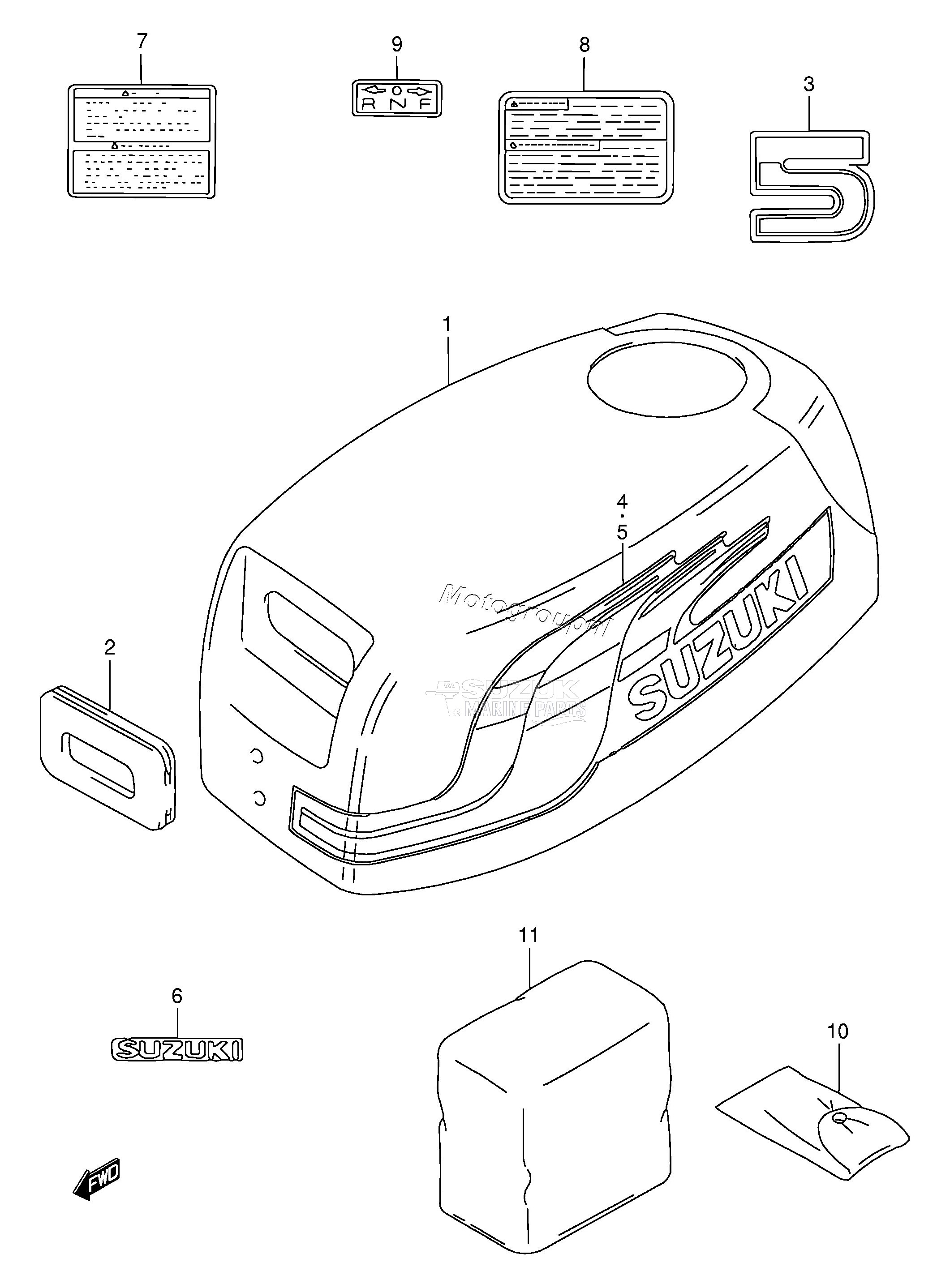 ENGINE COVER (DT5Y)