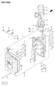 DF300 From 30001F-880001 (E01 E40)  2008 drawing THROTTLE BODY.