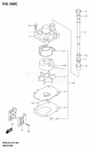 DF90A From 09003F-910001 (E40)  2019 drawing WATER PUMP (DF90A:E01,DF90ATH:E01)