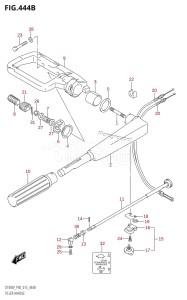 DT40 From 04005K-510001 ()  2015 drawing TILLER HANDLE (DT40W:P90)