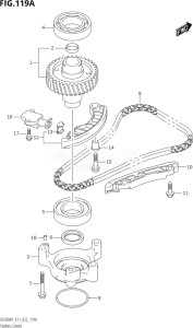 17503P-240001 (2022) 175hp E11-Gen. Export 2 (DF175AP    DF175AP) DF175AP drawing TIMING CHAIN