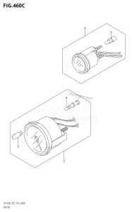 DF140A From 14003F-310001 (E01 E40)  2013 drawing METER (DF140AZ:E01)