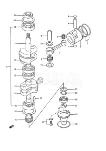 Outboard DT 8c drawing Crankshaft