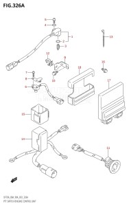 08001F-980001 (2009) 80hp E03-USA (DF80ATK10  DF80ATK9) DF80A drawing PTT SWITCH / ENGINE CONTROL UNIT