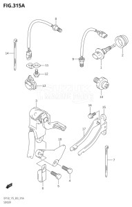 17502F-110001 (2011) 175hp E03-USA (DF175T) DF175T drawing SENSOR