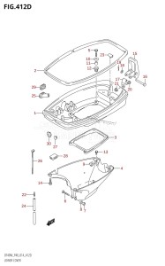 DT40 From 04005K-410001 ()  2014 drawing LOWER COVER (DT40WR:P90)