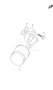 Outboard DF 200AP drawing Oil Filter