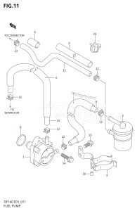 DF140 From 14001F-780001 (E01 E40)  2007 drawing FUEL PUMP