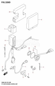 DF50A From 05004F-810001 (E03)  2018 drawing PTT SWITCH /​ ENGINE CONTROL UNIT (DF50AVT)