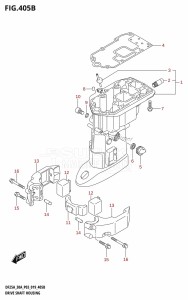 DF25A From 02504F-910001 (P03)  2019 drawing DRIVE SHAFT HOUSING (DF25AT,DF25ATH,DF30AT,DF30ATH)