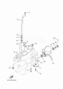 F40JMHD drawing PROPELLER-HOUSING-AND-TRANSMISSION-2