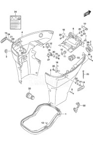 DF 115A drawing Side Cover SS Model