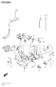 DF9.9B From 00995F-410001 (P03)  2014 drawing HARNESS (DF20A:P03)