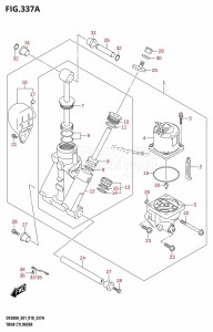 DF200Z From 20002Z-810001 (E01 E40)  2018 drawing TRIM CYLINDER