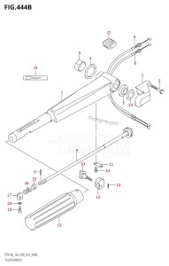 DT9.9A From 00993K-410001 (P36 P40)  2014 drawing TILLER HANDLE (DT9.9AK:P40)