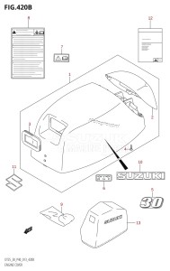 DT25 From 02503K-310001 (P36-)  2013 drawing ENGINE COVER (DT30:P40)