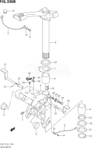 04001F-880001 (2008) 40hp E01-Gen. Export 1 (DF40QHK8  DF40TK8) DF40 drawing SWIVEL BRACKET (K1,K2,K3,K4,K5,K6,K7,K8,K9,K10)