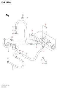 DF70 From 07001F-971001 (E03)  1999 drawing FUEL PUMP (W,X,Y,K1,K2,K3,K4,K5,K6)