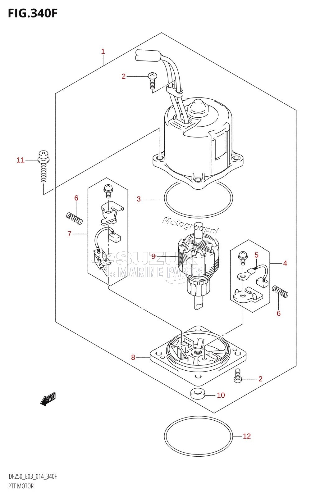 PTT MOTOR (DF250Z:E03)