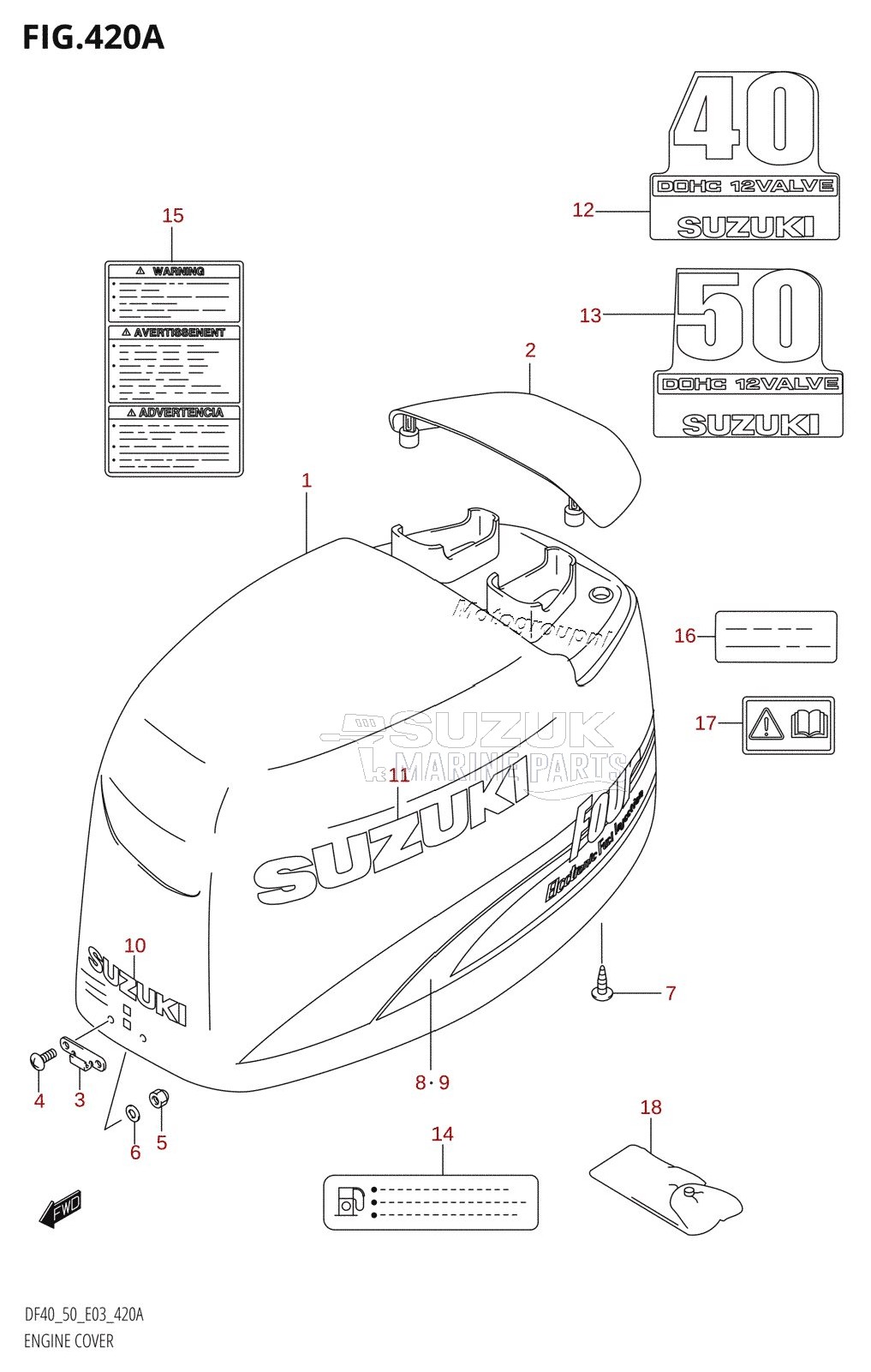 ENGINE COVER (X,Y,K1,K2)