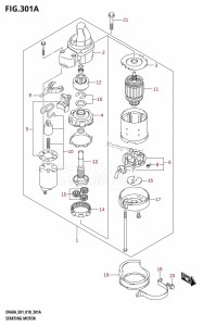 DF40A From 04003F-810001 (E01)  2018 drawing STARTING MOTOR