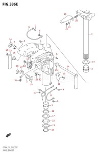 06003F-410001 (2014) 60hp E03-USA (DF60AVT) DF60A drawing SWIVEL BRACKET (DF60AVT)