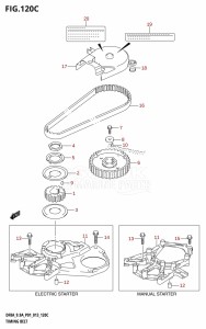 DF9.9A From 00994F-310001 (P01)  2013 drawing TIMING BELT (DF9.9A:P01)