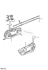 DT15 From 01501-508231 ()  1985 drawing OPTIONAL : REMOTE CONTROL (2)