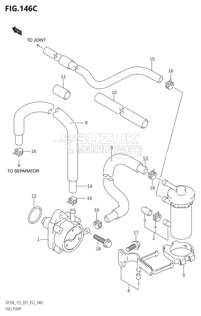 FUEL PUMP (DF115T:E01)