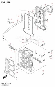 DF50A From 05004F-510001 (E01)  2015 drawing CYLINDER HEAD (DF40A:E01)