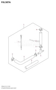 DF80A From 08002F-210001 (E01 E40)  2012 drawing OPT:WATER PRESSURE GAUGE SUB KIT (DF70A:E01)