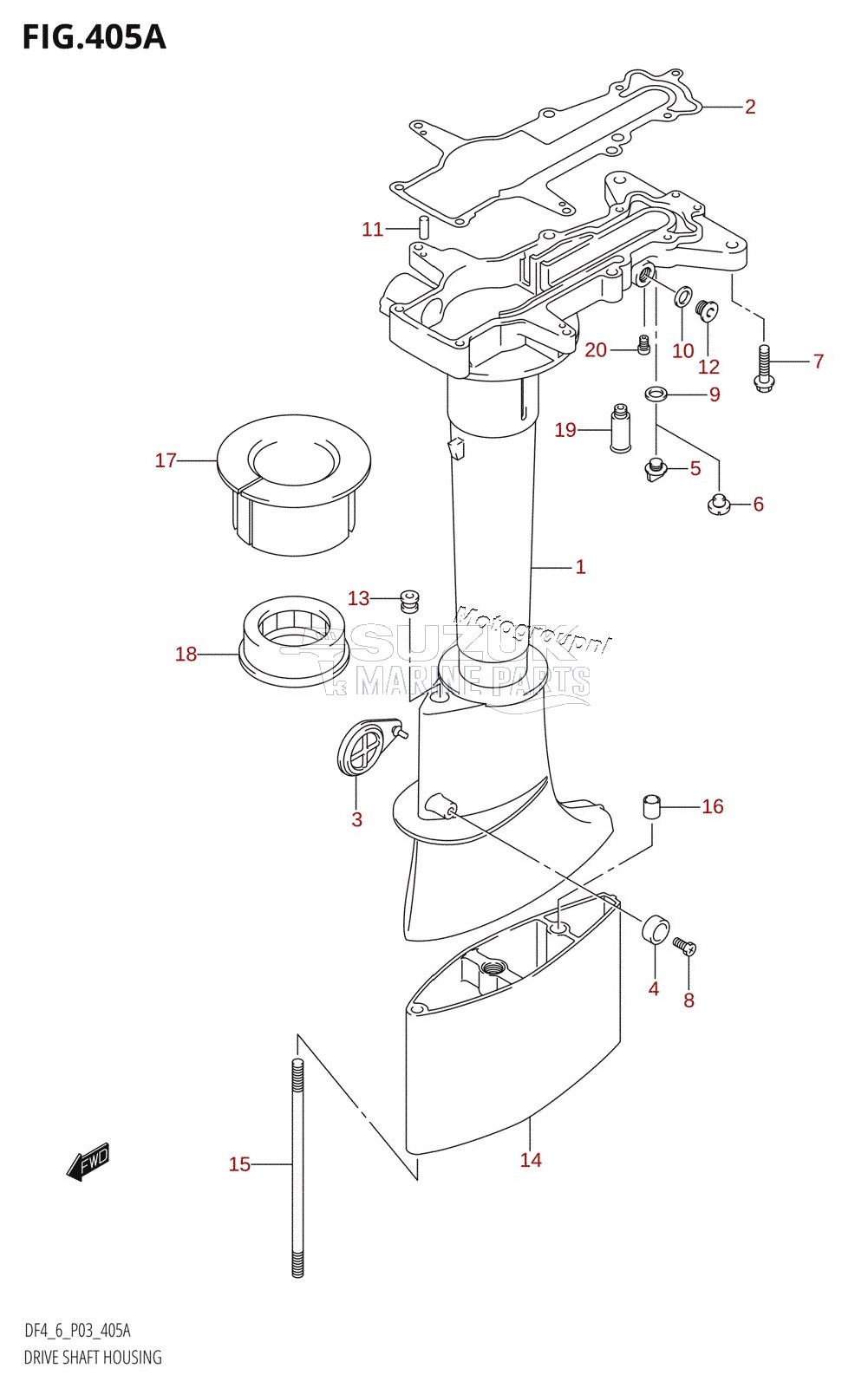 DRIVE SHAFT HOUSING