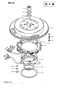 DT85 From 8501-614766 ()  1986 drawing MAGNETO