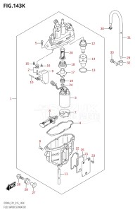 09003F-510001 (2005) 90hp E01 E40-Gen. Export 1 - Costa Rica (DF90A  DF90ATH) DF90A drawing FUEL VAPOR SEPARATOR (DF90ATH:E40)