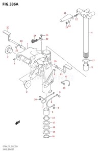 06002F-410001 (2014) 60hp E03-USA (DF60A) DF60A drawing SWIVEL BRACKET (DF40A)