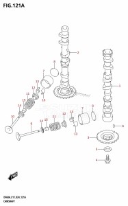 DF60AQH From 06002F-440001 (E11 - E40)  2024 drawing CAMSHAFT