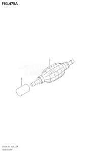 17503F-240001 (2022) 175hp E11 E40-Gen. Export 1-and 2 (DF175AT) DF175A drawing SQUEEZE PUMP (E03,E11)