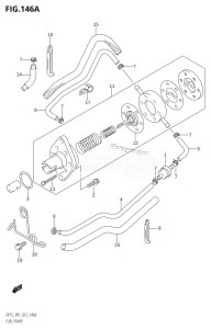 DF15 From 01503F-210001 (P01)  2012 drawing FUEL PUMP (DF15:P01)