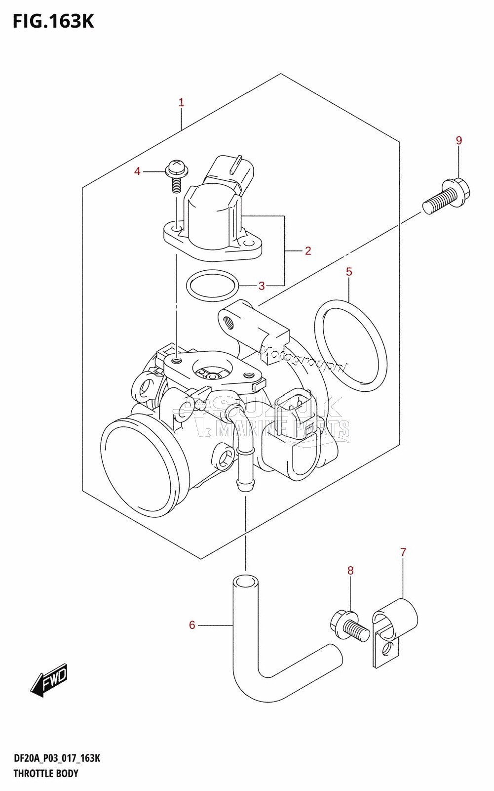 THROTTLE BODY (DF20ATH:P03)