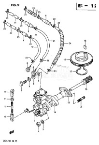 DT75 From 070501-60614 ()  1986 drawing OIL PUMP