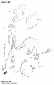 DF60A From 06003F-040001 (E01 E03 E11 E40)  2020 drawing PTT SWITCH /​ ENGINE CONTROL UNIT ((DF40A,DF40ATH,DF40AST,DF50A,DF50ATH,DF60A,DF60ATH,DF50AVT,DF60AVT,DF40ASVT,DF50AVTH,DF60AVTH):(020,021,022))