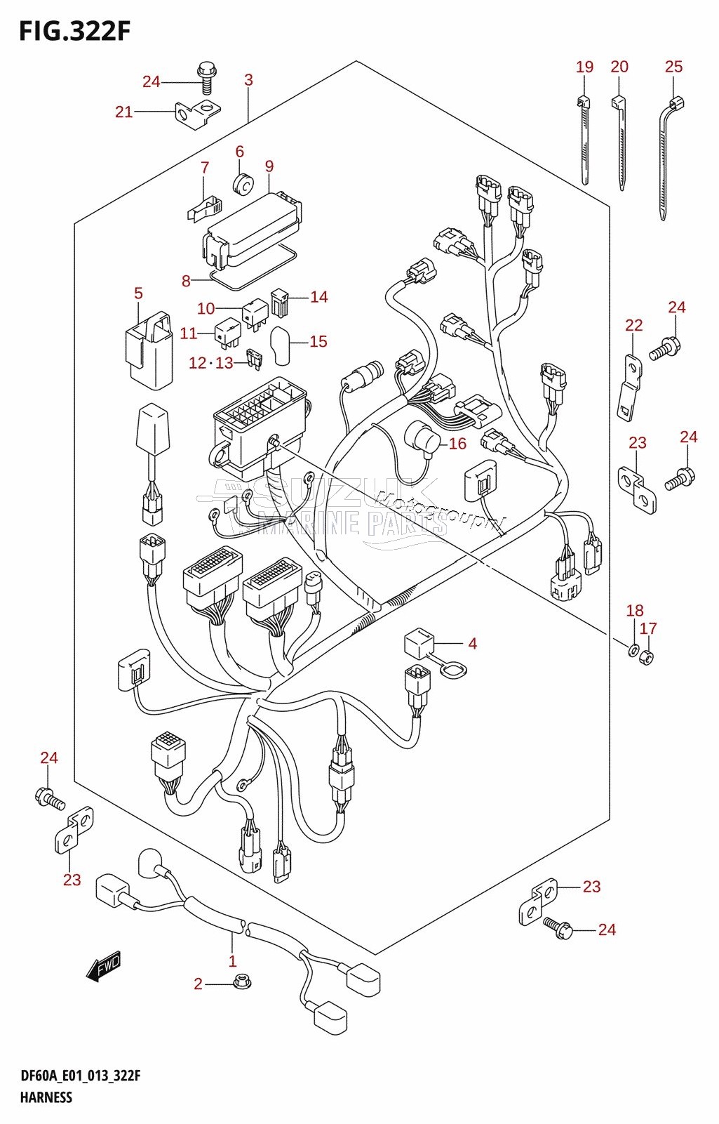 HARNESS (DF50ATH:E01)